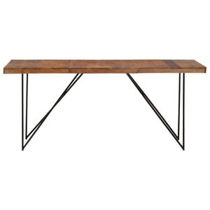 vidaXL Dining Table 180x90x76 cm Solid Acacia Wood