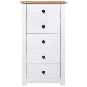 vidaXL Sideboard White 46x40x89 cm Pine Panama Range