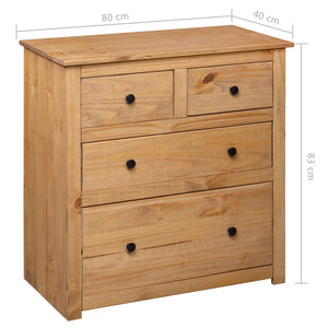 vidaXL Sideboard 80x40x83 cm Pinewood Panama Range