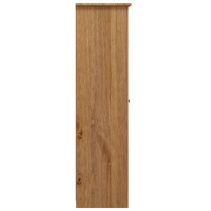 vidaXL 3-Door Wardrobe 118x50x171.5 cm Pine Panama Range