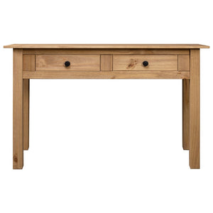 vidaXL Console Table 110x40x72 cm Solid Pine Wood Panama Range