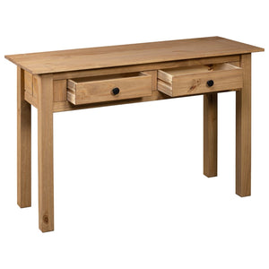 vidaXL Console Table 110x40x72 cm Solid Pine Wood Panama Range