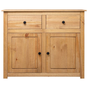 vidaXL Sideboard 93x40x80 cm Solid Pinewood Panama Range