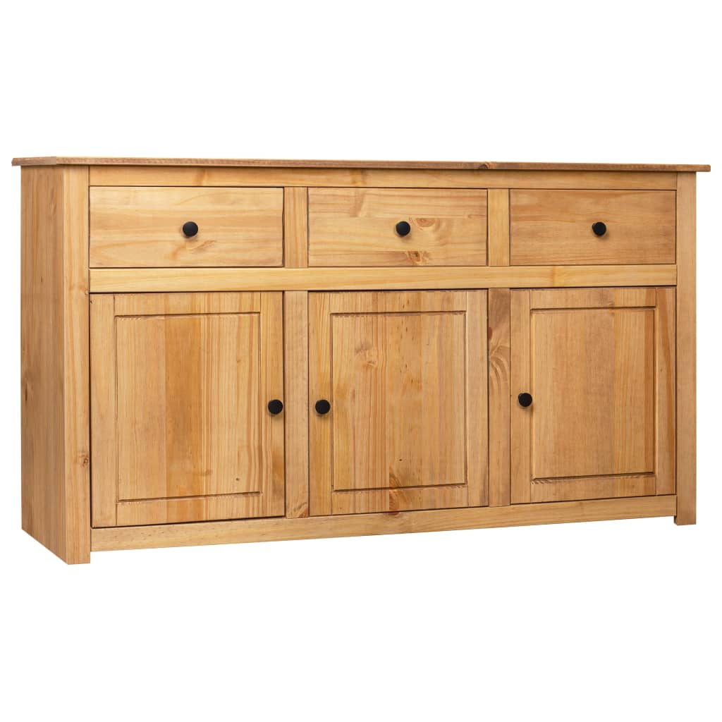 vidaXL Sideboard 135x40x80 cm Solid Pinewood Panama Range