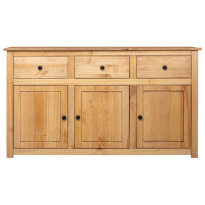 vidaXL Sideboard 135x40x80 cm Solid Pinewood Panama Range