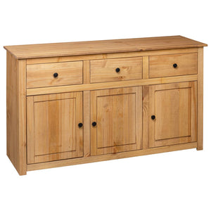 vidaXL Sideboard 135x40x80 cm Solid Pinewood Panama Range