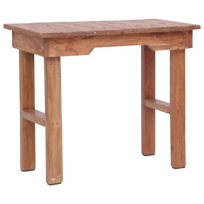 vidaXL End Table 70x35x60 cm Solid Mahogany Wood