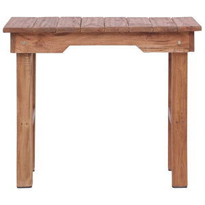 vidaXL End Table 70x35x60 cm Solid Mahogany Wood