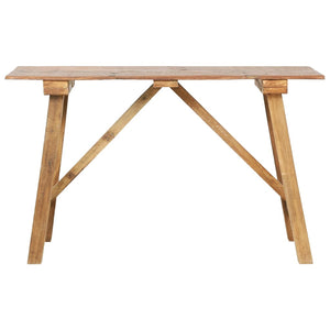 vidaXL Console Table 130x40x80 cm Solid Reclaimed Wood