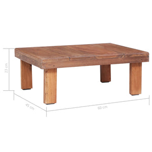 vidaXL Coffee Table 60x45x23 cm Solid Reclaimed Wood