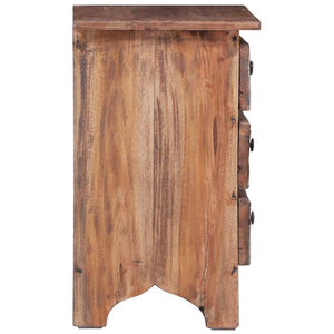 vidaXL Bedside Cabinet 30x30x51 cm Solid Reclaimed Wood