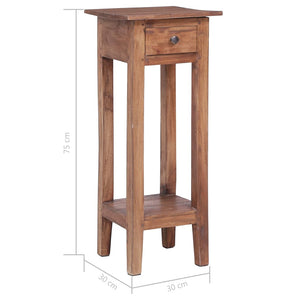 vidaXL Plant Stand 30x30x75 cm Solid Mahogany Wood