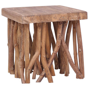 vidaXL Log Coffee Table 40x40x40 cm Solid Wood