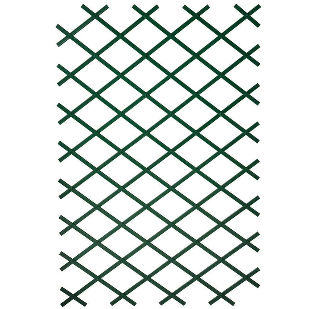 Nature 2 pcs Garden Trellises 100x200 cm PVC Green