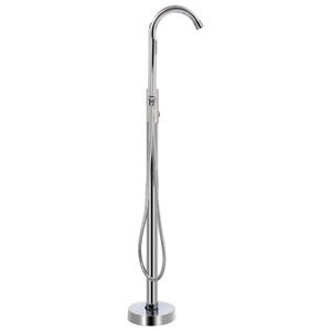 vidaXL Freestanding Bathtub Faucet Stainless Steel 118.5 cm