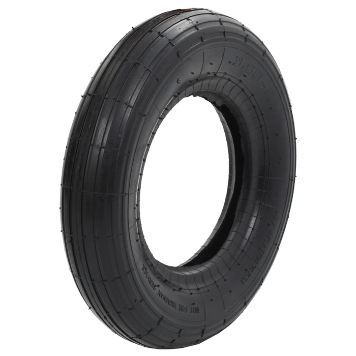 vidaXL Wheelbarrow Tyre 3.50-8 4PR Rubber