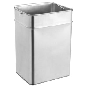 vidaXL Ashtray Dustbin Hotel 45 L Stainless Steel