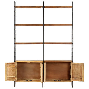 vidaXL 4-Tier Bookcase 124x30x180 cm Solid Reclaimed Wood