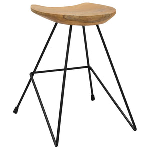 vidaXL Stools 2 pcs Solid Teak Wood