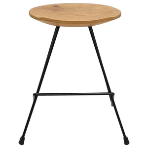 vidaXL Stools 2 pcs Solid Teak Wood