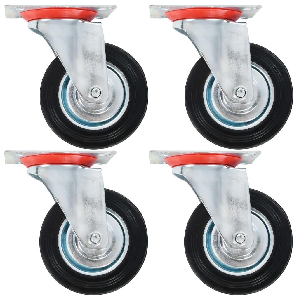 vidaXL 16 pcs Swivel Casters 100 mm