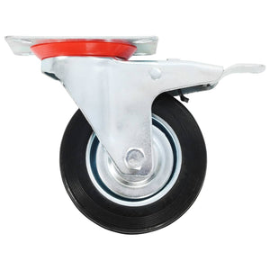 vidaXL 12 pcs Casters 100 mm