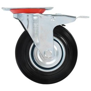 vidaXL 12 pcs Casters 125 mm