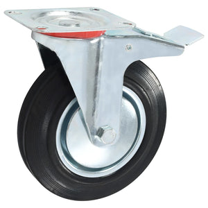 vidaXL 12 pcs Casters 200 mm