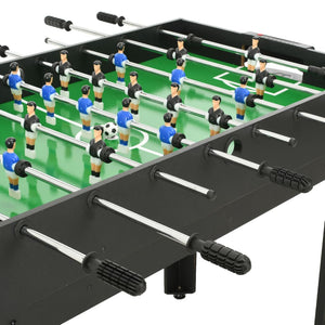 vidaXL 15-in-1 Multi Game Table 121x61x82 cm Black