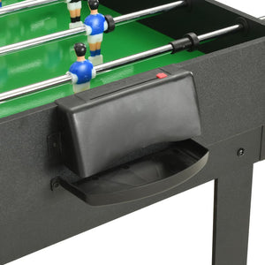 vidaXL 15-in-1 Multi Game Table 121x61x82 cm Black