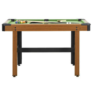 vidaXL 4 Feet Billiard Table 122x61x76 cm Brown