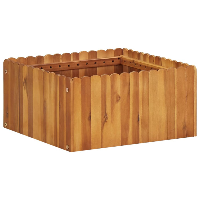 vidaXL Garden Raised Bed 50x50x25 cm Solid Acacia Wood