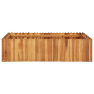 vidaXL Garden Raised Bed 100x100x25 cm Solid Acacia Wood