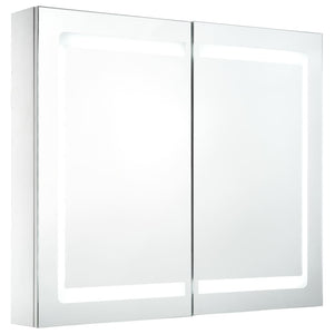 vidaXL LED Bathroom Mirror Cabinet 80x12.2x68 cm