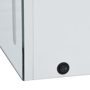 vidaXL LED Bathroom Mirror Cabinet 60x14x62 cm