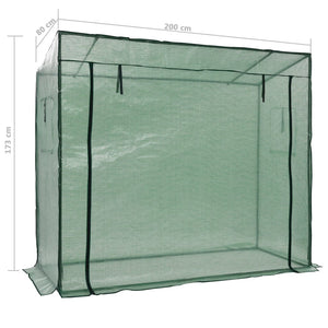 vidaXL Walk-in Greenhouse 200x80x173 cm