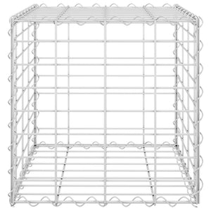 vidaXL Cube Gabion Raised Bed Steel Wire 40x40x40 cm