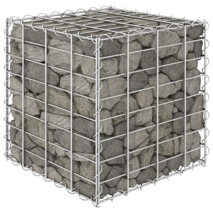 vidaXL Cube Gabion Raised Bed Steel Wire 40x40x40 cm