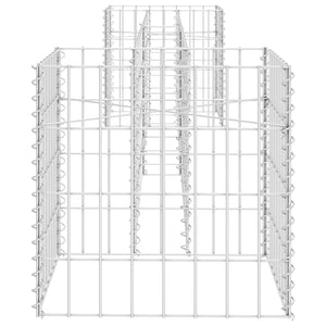 vidaXL H-Shaped Gabion Planter Steel Wire 260x40x40 cm