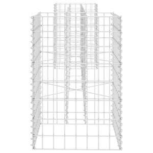 vidaXL H-Shaped Gabion Planter Steel Wire 260x40x60 cm