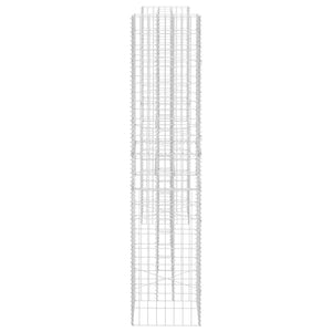 vidaXL H-Shaped Gabion Planter Steel Wire 260x40x180 cm