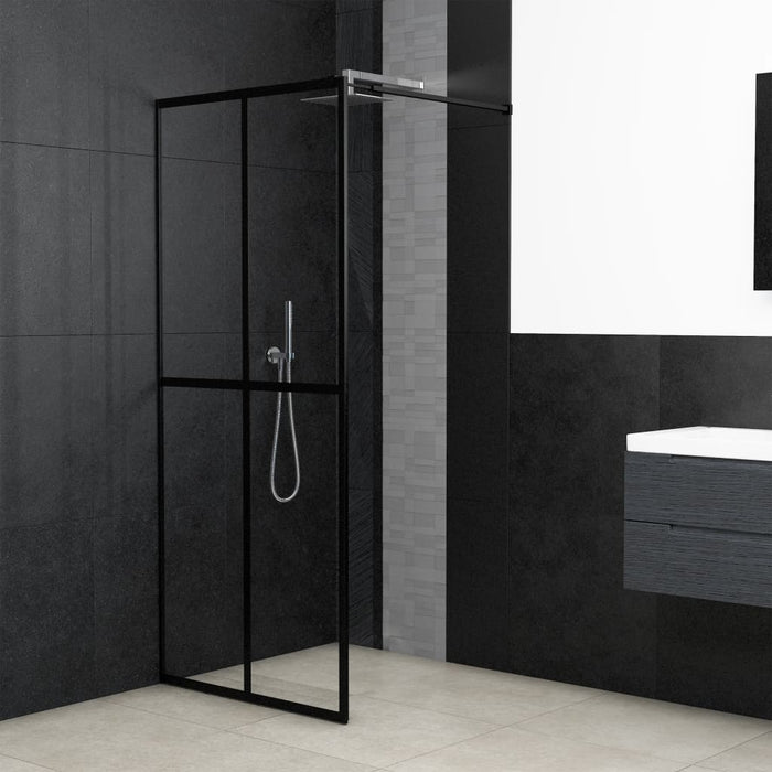 vidaXL Walk-in Shower Screen Clear Tempered Glass 80x195 cm