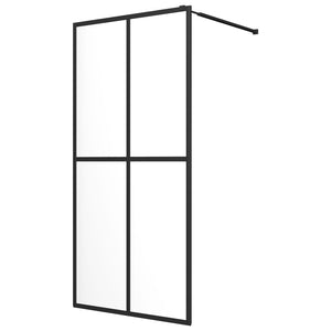 vidaXL Walk-in Shower Screen Clear Tempered Glass 90x195 cm