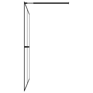 vidaXL Walk-in Shower Screen Frosted Tempered Glass 80x195 cm