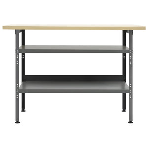 vidaXL Workbench Grey 120x60x85 cm Steel