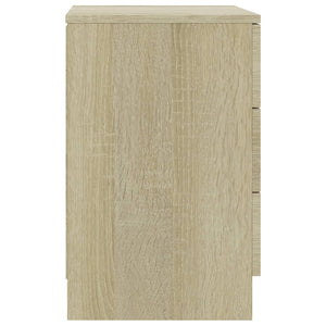 vidaXL Bedside Cabinets 2 pcs Sonoma Oak 38x35x56 cm Engineered Wood