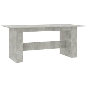 vidaXL Dining Table Concrete Grey 180x90x76 cm Engineered Wood