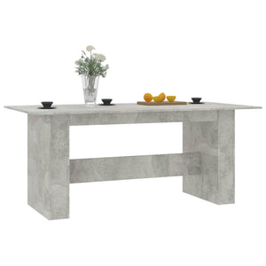 vidaXL Dining Table Concrete Grey 180x90x76 cm Engineered Wood