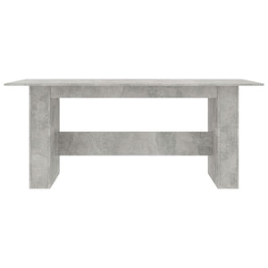 vidaXL Dining Table Concrete Grey 180x90x76 cm Engineered Wood