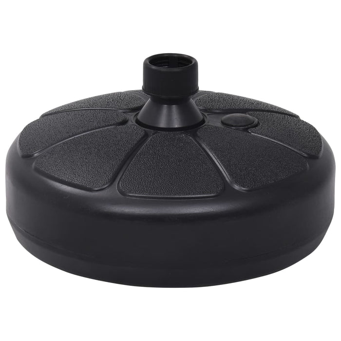 vidaXL Umbrella Base Sand/Water Filled 15 L Black